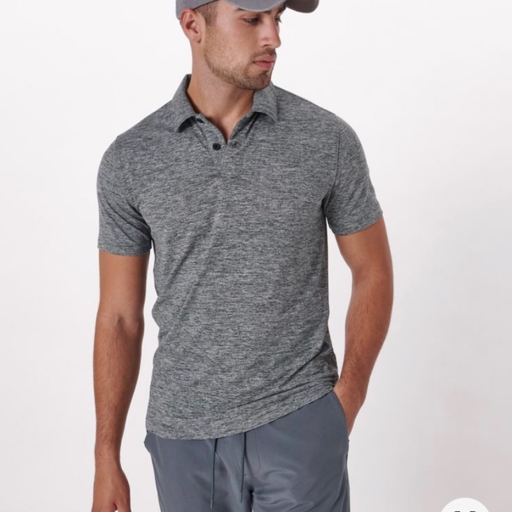 LOT OF 3: Abercrombie & Fitch Soft AF Airknit Moisture-Wicking Golf Polo